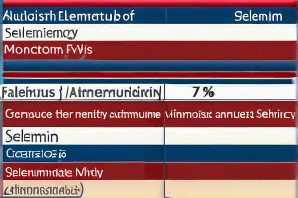 硒元素缺乏自体免疫危害解析